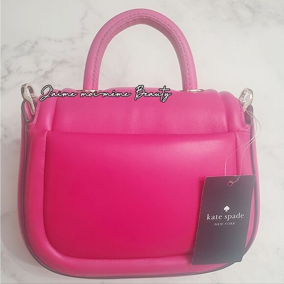 Kate Spade Hot Pink Puffy Bag (Deep Hibiscus) - Picture 5 of 12